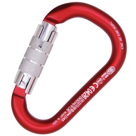 Kong Usa 110 mm Length, 23 mm Gate Opening, Aluminum Alloy, Red/Polished/Polished 787MG0RPPKK